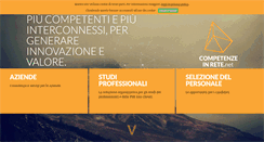 Desktop Screenshot of competenzeinrete.net